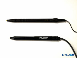 Surface nerve mapping probe for percutaneous electrode guidance.