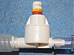 Commercially available disposable in-line pressure-monitoring device for monitoring injection pressure during peripheral nerve block (BSmart, BBraun Medical, Melsungen, GE).