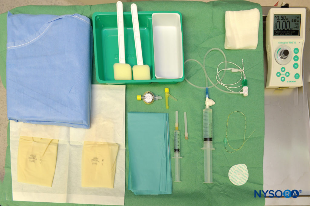 Regional Anesthesia Equipment Continuous Interscalene Block Nysora
