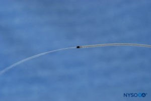 Single end-hole wire-reinforced catheter. (Used with permission from Epimed International.)