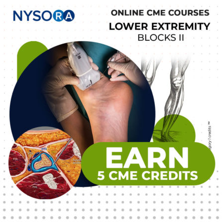 NYSORA-CME-lower extremity blocks earn cme credits - NYSORA