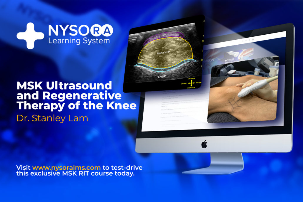 NYSORA Releases a New Course on MSK for Diagnosis and Injection Therapy