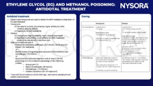 ethylene glycol, methanol, andidotal, ethanol, fomepizole, ADH, osmolal gap, ph, bicarbonate, oxalate crystalluria, hemodialysis