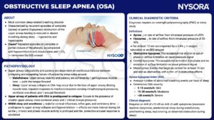 obstructive sleep apnea, OSA, breathing disorder, apnea, hypopnea, obstruction, hypoxemia, hypercapnia, hypoventilation, polysomnography, sleep study