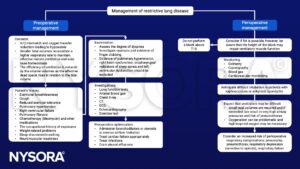 Restrictive lung disease, V/Q mismatch, hypoxemia, bronchodilators, steroids, intubation