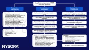 TURP and TURP syndrome, neuraxeal anesthesia, irrigation fluid, general anestehsia, spinal anesthesia, CVP, hyponatremia, anemia