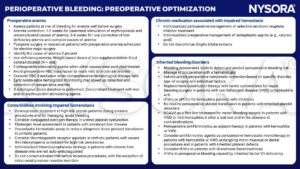 perioperative bleeding, ginkgo biloba, desmopressin, hemophilia, fibrinogen level assessment, valproic acid, preoperative anemia, impaired homeostasis