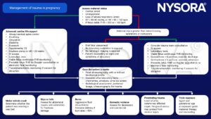 Advanced cardiac life support, maternal status