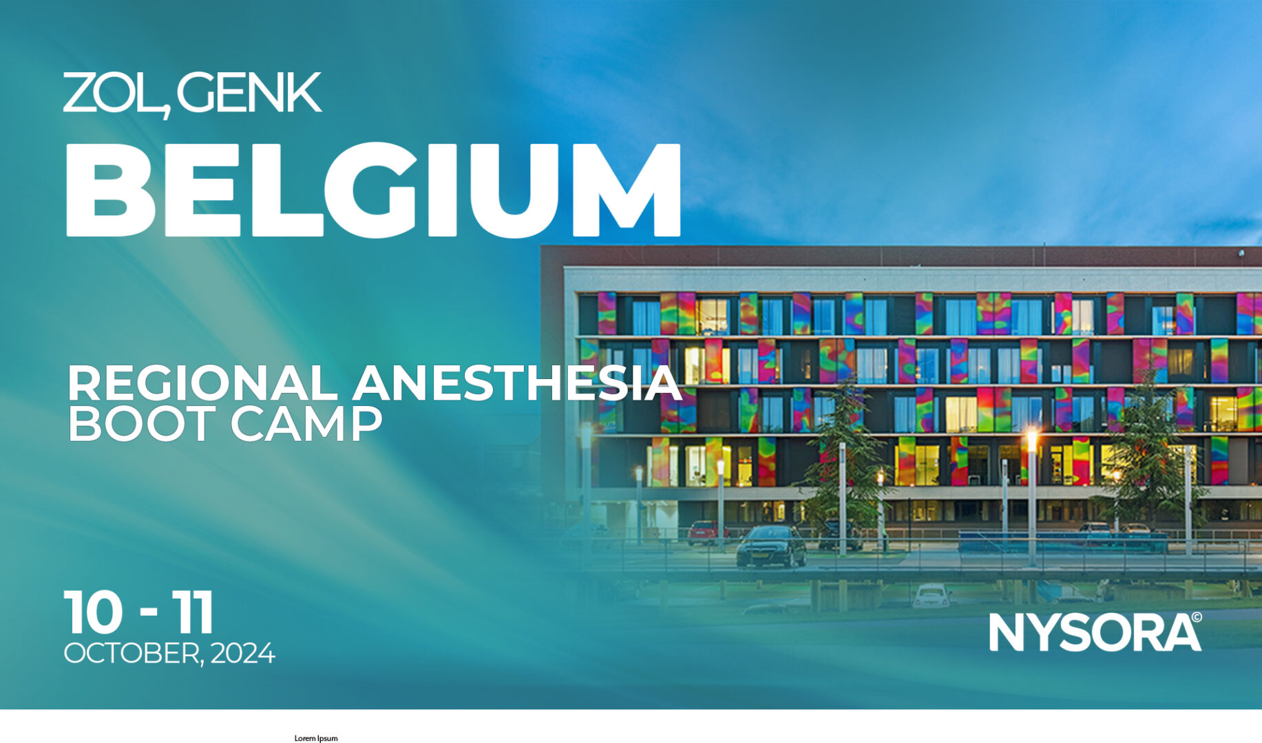 Regional Anesthesia Boot Camp – Fully booked