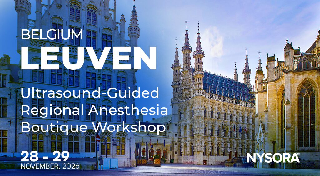 Ultrasound-Guided Regional Anesthesia Boutique Workshop