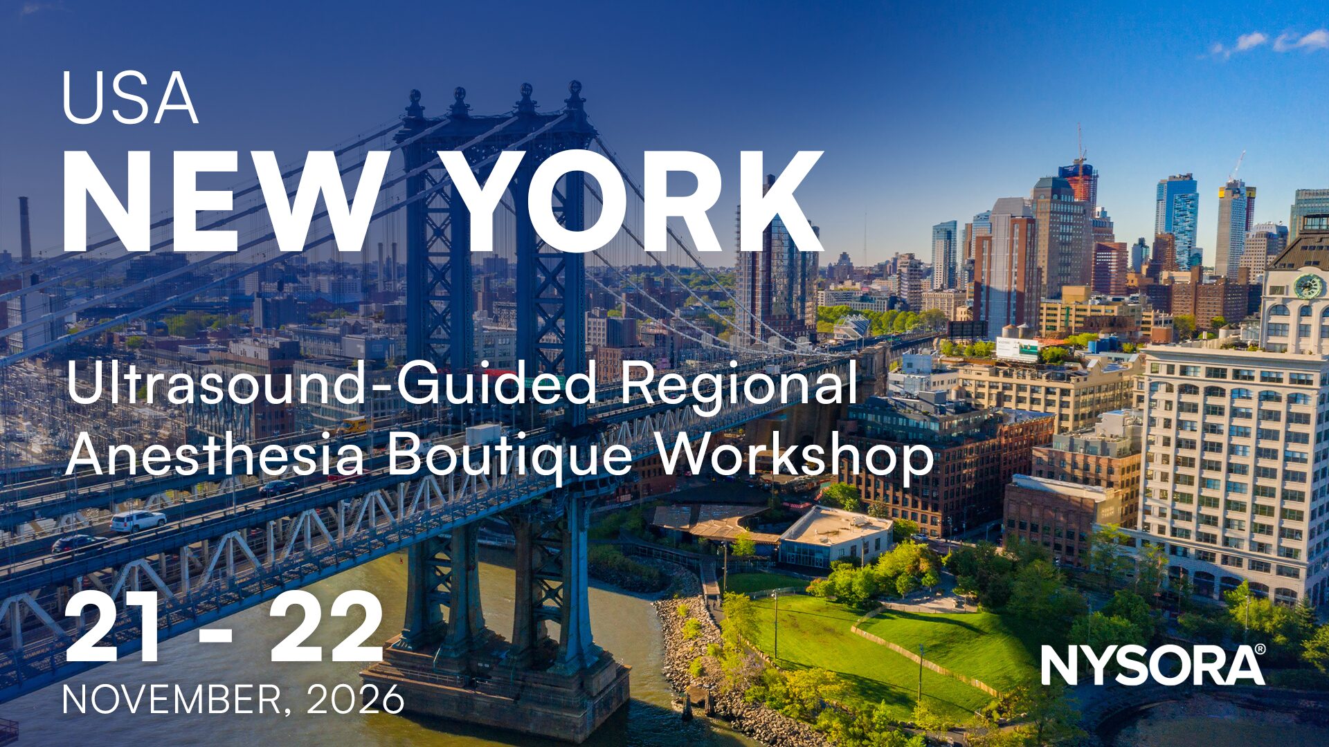 Ultrasound-Guided Regional Anesthesia Boutique Workshop