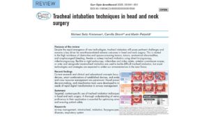 Tracheal intubation techniques in head and neck surgery: navigating challenges and enhancing airway safety