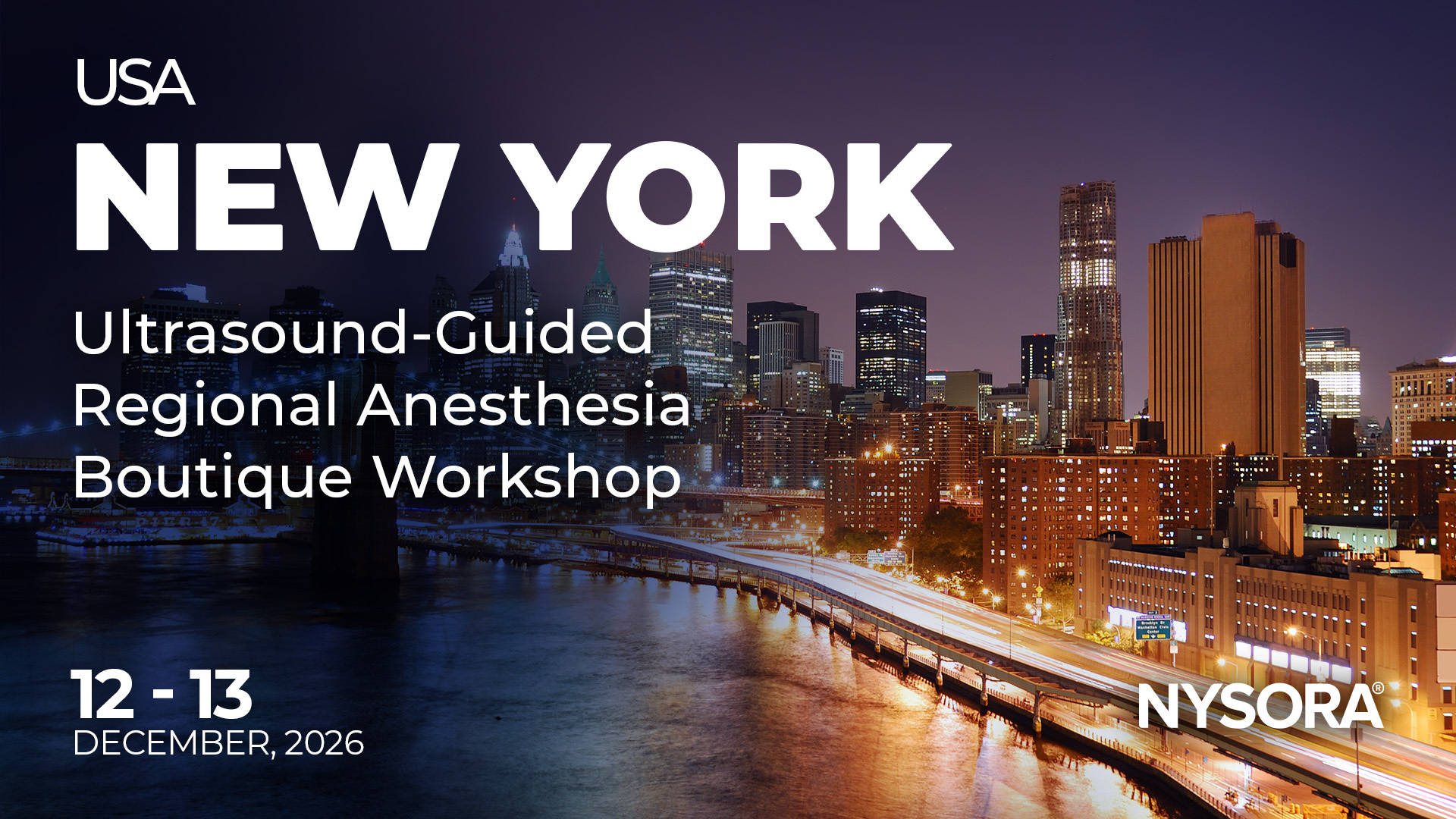 Ultrasound-Guided Regional Anesthesia Boutique Workshop