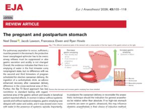 The pregnant and postpartum stomach